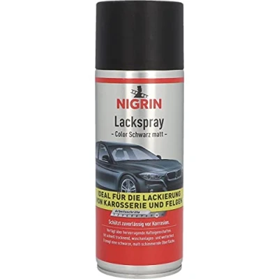 Obrázek Lak ve spreji Nigrin 74112, černá matná, 400 ml