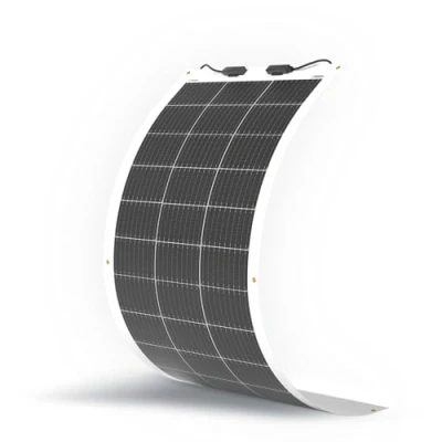 Obrázek Renogy 100 W, 12 V, flexibilní solární panel, monokrystalické moduly, křemík, článek, fotovoltaická fólie pro obytný vůz, kempování, čluny, kempování a jiné nerovné povrchy