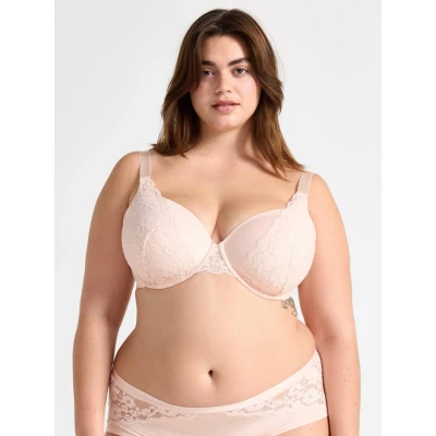 Obrázek Lindex DIVA IRIS Podprsenka s kosticemi, Ženy, Velikost: 80B, Light pink