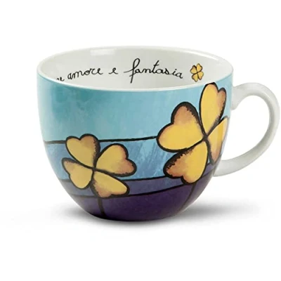Obrázek EGAN PAF03/1C Frühstückstasse, Porzellan, Hellblau