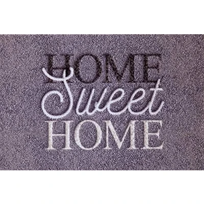 Obrázek oKu Tex Rohožka na zachytávání nečistot Deco Style Entrance Home Sweet potisk pro interiér vstupní prostory / domovní dveře schodiště protiskluzová 40x60 cm