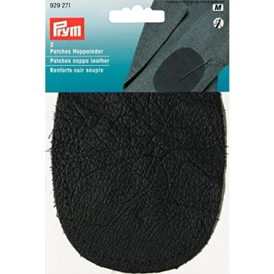 Obrázek Prym 929271 záplaty nappa (šití) 10 x 14 cm tmavě šedá