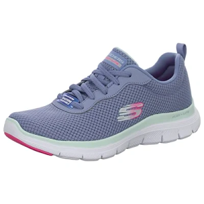 Obrázek Skechers Damen Flex Appeal 4.0 Brilliant View Sneaker, Slate Mesh Trim, 39 EU