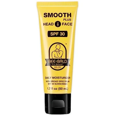 Obrázek Bee Bald SMOOTH PLUS Denní hydratační krém a širokopásmová ochrana proti slunci LSF 30 napíná, hydratuje chrání Vaši pokožku (1. 7 fl. oz.)