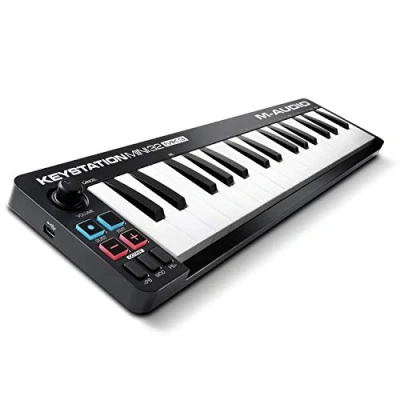 Obrázek M Audio Keystation Mini 32 MK3 Ultra portabler USB MIDI Keyboard Controller mit MPC Beats