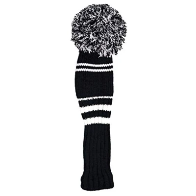 Obrázek Longridge Fairway Pom kryt golfové hlavy bílá/černá