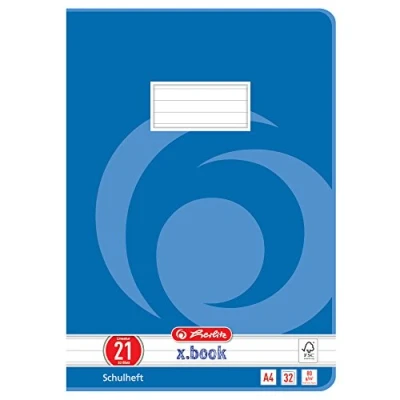 Obrázek Sešity Herlitz A4/32 (linkované), barevné, GH FSC, balení 10 různých motivů