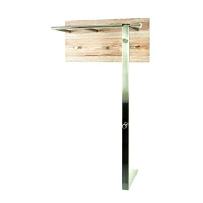 Obrázek HAKU Möbel 42959 nástěnný šatník, 60 x 33 107 cm, chromový dub San Remo