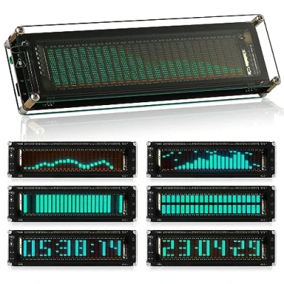 Obrázek Nobsound AK2515 Music Spectrum Audio 15 Level Indicator VU Meter Screen Amplifier VFD LED Display zobrazení hudby zesilovače