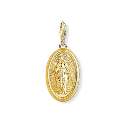 Obrázek Thomas Sabo Dámský přívěsek Madonna Charm Club 925 sterlingové stříbro 1708 414 39, Stříbro, Kubická zirkonie
