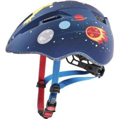 Obrázek UVEX Kid 2 CC dětské 46 52 cm tmavě modrá vesmír mat helma na kolo