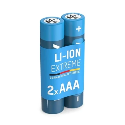 Obrázek ANSMANN Extreme lithiová baterie AAA Micro balení 2 ks 1,5 V, LR3 vysoká kapacita, extrémně lehká, o 700 % více energie