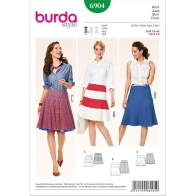 Obrázek Burda Střih sukně s výstřihem 6904