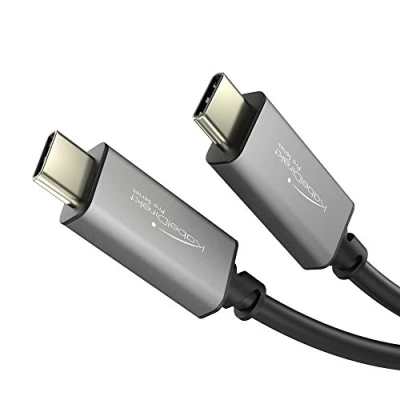 Obrázek KabelDirekt USB C kabel 1 m (USB 3.2 Gen 2, přenos videa a dat, nabíjecí pro napájení do PD 4 (60 W), integrovaný čip)