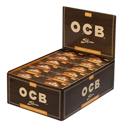 Obrázek OCB cigarety, papír, šedá