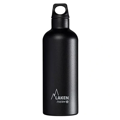 Obrázek LAKEN Futura TE5 termoska pro tekutiny (0,5 l, ušlechtilá ocel), černá