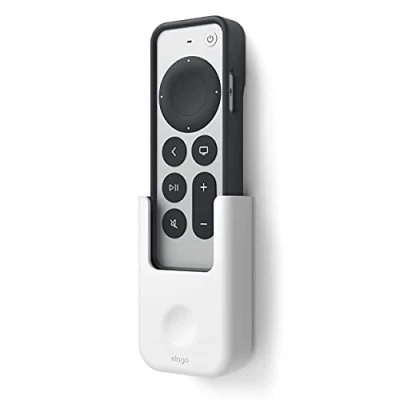 Obrázek elago Remote Holder Mount Fernbedienungshalter Kompatibel mit Apple TV 4K Siri 3. Generation (2022) und 2. (2021) (Weiß)
