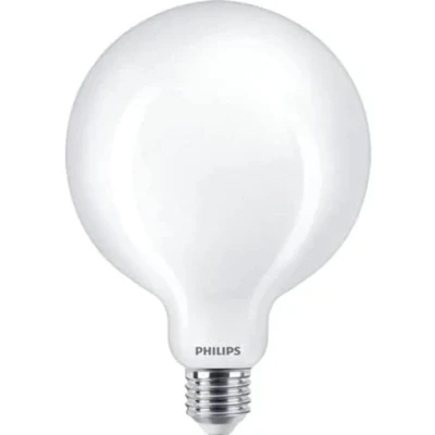 Obrázek Philips LED Classic E27 Filament žárovka (100 W), matná ve tvaru globe s teplým bílým světlem, energeticky úsporné osvětlení dlouhou životností
