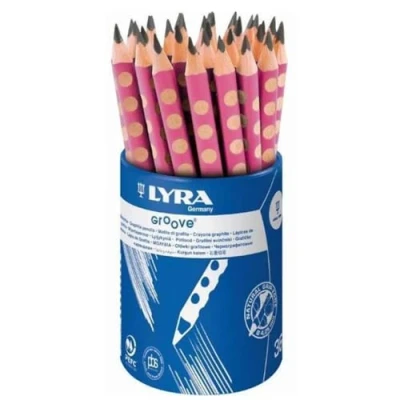 Obrázek Lyra Groove Jumbo grafitová tužka, růžová lakovaná, RD36