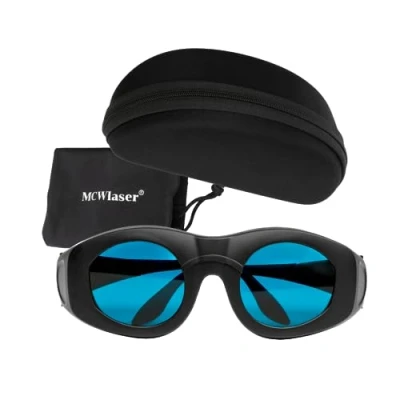 Obrázek MCWlaser Laserschutzbrille OD6+ 600nm 1100nm DIR L6 laser Safety Glasses Goggles für ND:YAG, Dioden 694nm 755nm 808nm 980nm 1064nm breites Spektrum kontinuierliche Absorption Typ EP 14 style 4