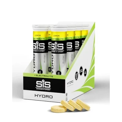 Obrázek Science in Sport HYDRO tablety 160 ks. Citron elektrolytové tablety, veganské a bezlepkové, šumivé pro stimulaci hydratace vyváženou domácnost elektrolytů