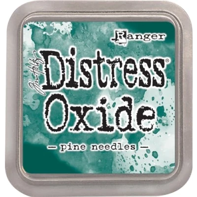 Obrázek Ranger 554289 Brushed Corduroy a 2x2 Raised Pad, with Water Reactive Dye Ink Tim Holtz Distress Oxide Stempelkissen Pine Needles, Grau, 7, 6 x cm