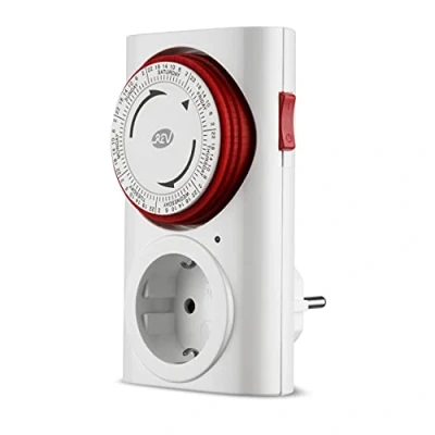 Obrázek REV 0025410103 spínací hodiny, mechanické, 12 časy/den, 2 hodiny. 3680 W, bílé