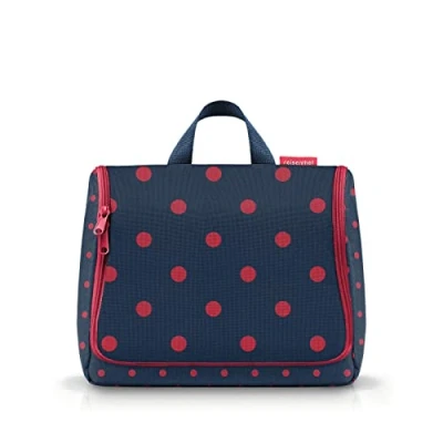 Obrázek reisenthel toaletní taška XL praktická s háčky, materiál odpuzující vodu, Mixed Dots Red