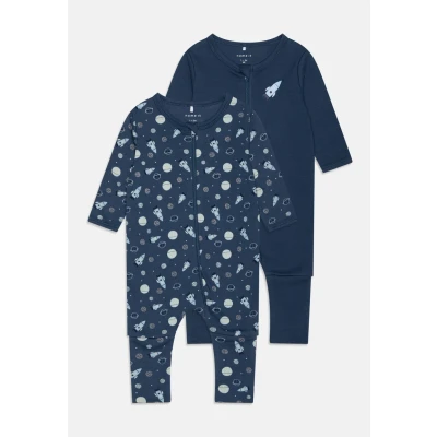 Obrázek Name it Nbmnightsuit ZIP Dark Space 2 PACK Pyžamo pro děti, Velikost: 50, denim