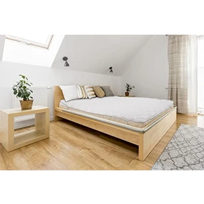 Obrázek Abeil 15000001809 Auf Rollmatratze, Polyester, Weiß, 90 x 190 cm
