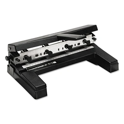 Obrázek Swingline děrovačka Heavy Duty nastavitelná 2 4 otvory 40 listů kapacita otvorů černá (74450)