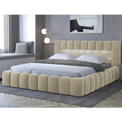Obrázek Postel Lamica 160x200 + kovový rám / plynový vzpěry box na podestýlku Materiál Dekor: Monolith 04, Orientace: Nepoužije se