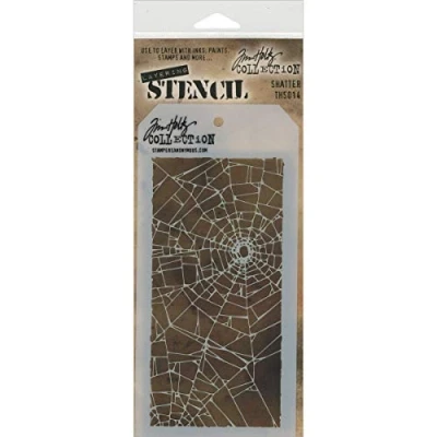 Obrázek Stempel Anonymous Kunststoff Tim Holtz Layered Stencil 4.125 inch X 21,6 cm, Shatter