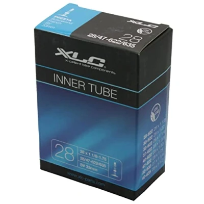 Obrázek XLC Unisex duše na jízdní kolo pro dospělé 27/28 x 1 1/8 1,75 28/47 622/635 SV 32, černá, jedna velikost