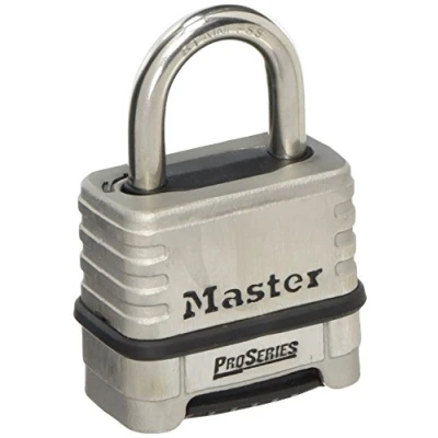 Obrázek ProSeries Stainless Steel Easy USB to 1284 sada Combi Nation Lock, Steel, 5/16, Sold AS 1 Each