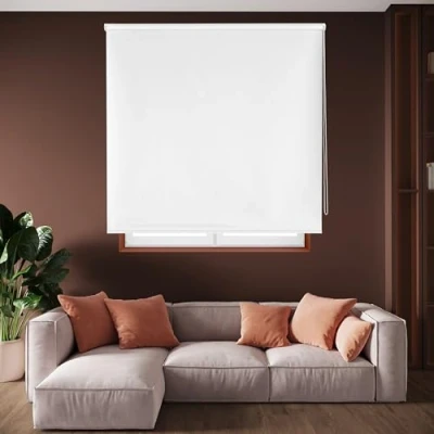 Obrázek Blindecor Draco zatemňovací roleta Ekrü, 100 x 175 cm (ŠxV) velikost látky 97 170 cm. Termo na okno