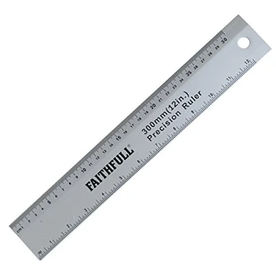 Obrázek Faithfull, Rule300, hliníkové pravítko, 300 mm