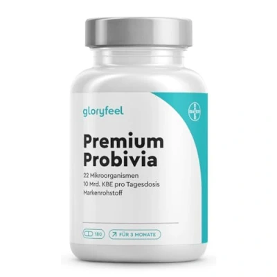 Obrázek Premium Probivia Kulturen komplex značková surovina HOWARU® 22 kmenů + inulin mimo jiné Lactobacillus, Bifidobacterium 10 miliard CFBE denně 180 kapslí odolných proti žaludečním šťávám