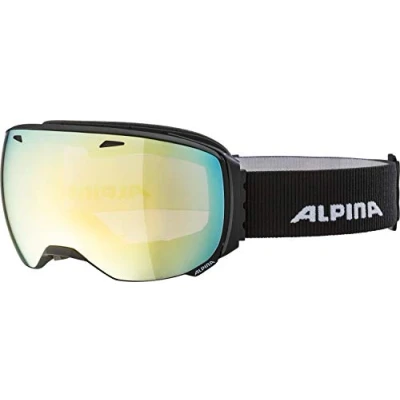 Obrázek ALPINA BIG HORN QV Verspiegelte, Selbsttönende &amp; Kontrastverstärkende Skibrille Mit 100% UV Schutz Für Erwachsene