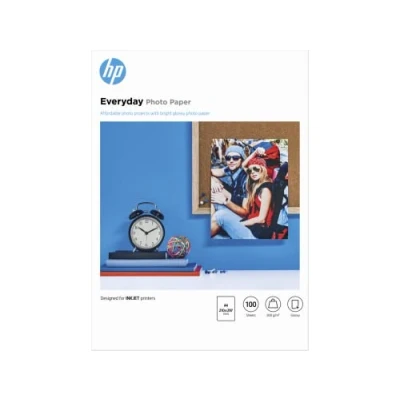 Obrázek Standardní fotografický papír, každodenní lesklý standard HP Q2510A 200 g / m² A4 100 listů, bílý