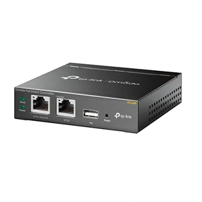 Obrázek TP Link OC200 Omada Hybrid PoE hardwarový ovladač pro řadu EAP, USB port automatické zálohování, cloudová služba, mobilní aplikace, Plug and Play, kovové pouzdro, šedá metalíza