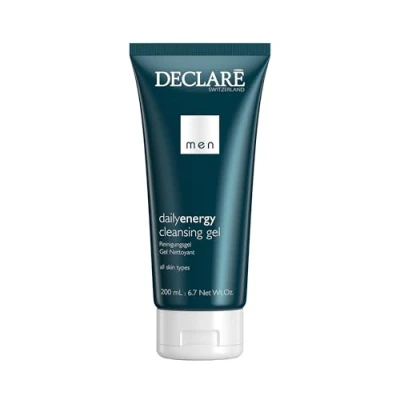 Obrázek Declaré Men Daily Energy Cleansing Gel 200 ml hloubkové čištění obličeje pro muže s panthenolem zmírňuje podráždění a zarudnutí vhodný všechny typy pleti
