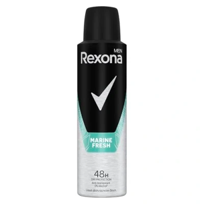 Obrázek Rexona Men MotionSense Deo Spray Stay Fresh Marine Anti Transpirant s 48hodinovou ochranou proti silnému pocení a tělesnému zápachu 150 ml (balení 1 ks)