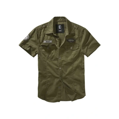 Obrázek Brandit LUIS Vintage Short Sleeve Košile, Muži, Velikost: 4XL, Olive