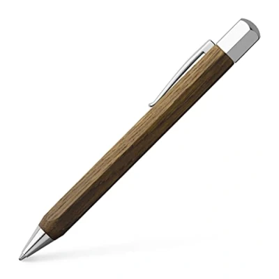 Obrázek FABER CASTELL 147508 otočné kuličkové pero Ondoro udírna, tloušťka: M, barva dříku: hnědá