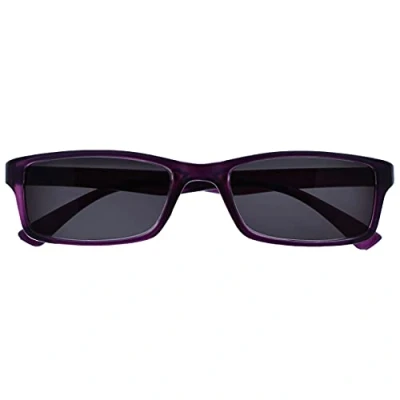 Obrázek Brýle na čtení firemní fialové sluneční čtečky UV400 Designer styl pánské dámské čtecí pomůcka S92 5 +2,00