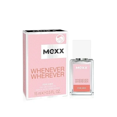 Obrázek Mexx Whenever Wherever Woman osvěžující toaletní voda pro každou příležitost, bezstarostnou eleganci, 1 x 15 ml