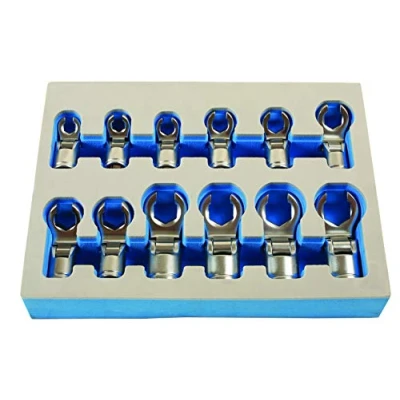 Obrázek Laser tools flexible Crows Fuß Schraubenschlüssel Set 3/8 D 12pc 7165