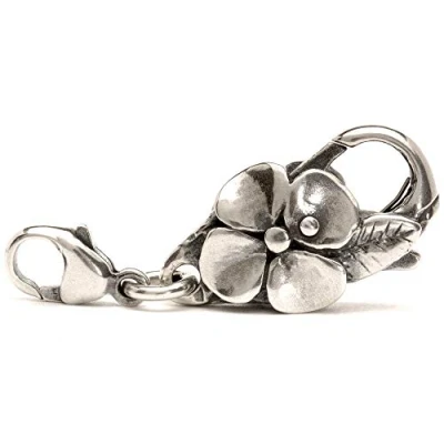 Obrázek Trollbeads Velký květinový uzávěr TAGLO 00001, Stříbro, Bez drahokamu