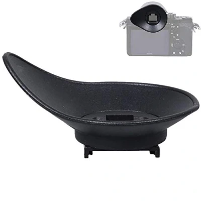 Obrázek Ovale drehbare Kamera Augenmuschel Okular Sucher Eyeshade für Sony A9II A7RIV A7RIII A7III A7RII A7SII A7II A7 A7S A7R Mark IV III II A7M3 A9 A58 A99II ersetzt FDA EP18 EP16 EP15